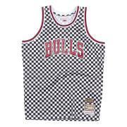 Maillot Chicago Bulls checked b&w