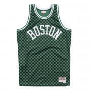 Maillot Boston Celtics checked b&r