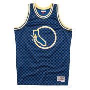 Maillot Golden State Warriors checked b&r