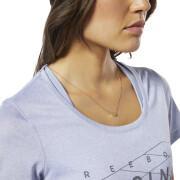 T-shirt réfléchissant femme Reebok Running OS