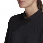 Sweatshirt femme adidas Aeroready Logo Jacquard