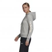 Sweat à capuche femme adidas Essentials Linear Fleece