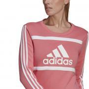 Sweatshirt femme adidas Essentials Logo Colorblock Fleece