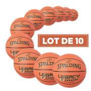 Lot de 10 Ballon Spalding TF 1000 Legacy Composite EL