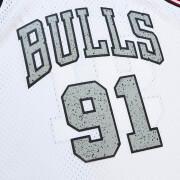 Maillot Chicago Bulls NBA Cracked Cement Swingman 1997 Dennis Rodman