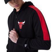 Sweatshirt à capuche Chicago Bulls NBA FZ Panel Detail
