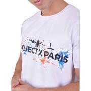 T-shirt col rond avec logo et taches de peinture Project X Paris