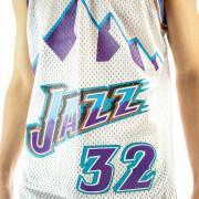 Maillot Utah Jazz platinum Swingman Karl Malone