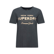 T-shirt femme Superdry Luxe Metallic